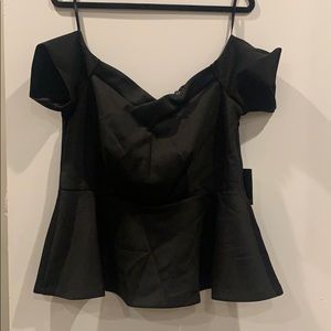 Off-the-shoulder Peplum